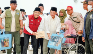 Mensos Bersama Kasatgas PRR Tinjau HUNTARA DI PIDIE JAYA