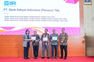Dukung Penguatan Pasar Keuangan Domestik, BRI Raih 3 Penghargaan Dealer Utama dengan Kinerja Terbaik dari Kemenkeu