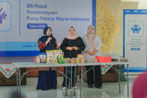 Tingkatkan Ketahanan Ekonomi, BRI Peduli Beri Pelatihan Kewirausahaan Bagi Puluhan Purna Pekerja Migran Indonesia di Cirebon