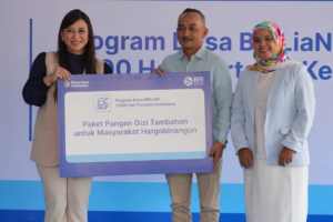 BRI Peduli Perkuat Layanan Kesehatan Ibu dan Anak melalui Posyandu Matahari di Desa Brilian Hargobinangun Sleman