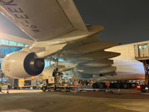 Raksasa Emirates A380 Mendarat Perdana di Soetta, Pertamina Patra Niaga Tunjukkan Kesiapan Layanan Avtur Pesawat Berbadan Besar