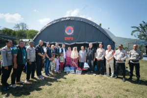 BRI Peduli Bangun 3 Posko Logistik dan 1 Dapur Umum di NTT, Direksi BRI Terjun Langsung Pantau Lokasi Bencana