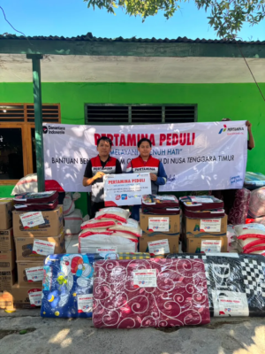 Pertamina Trans Kontinental Salurkan Bantuan untuk Bencana dan Jaga Keandalan Layanan Maritim untuk Dukung Penyaluran Energi di NTT
