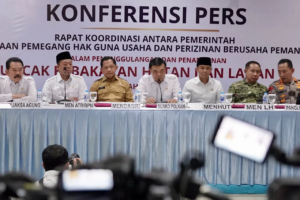 Menteri Nusron Peringatkan Pengusaha: Kebakaran Lahan Dapat Batalkan HGU